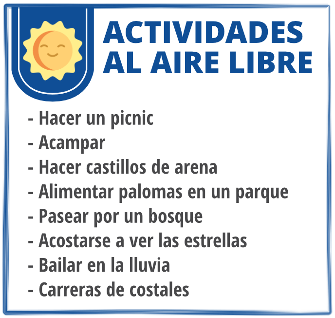 Actividades al aire libre